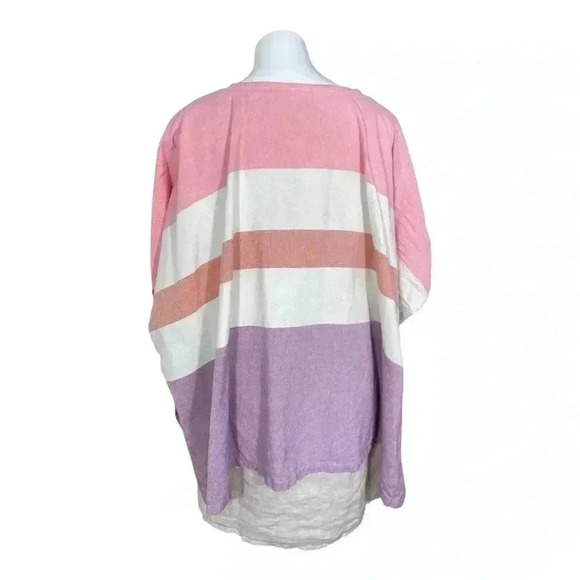 Hei Hei Anthropologie kimono color block oversized dolman sleeves cardigan - Picture 5 of 7
